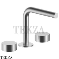 Fantini AF/21 Смеситель для раковины на 3 отверстия, без гарнитура 2793A204WF, сталь