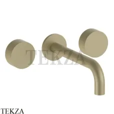 Fantini AF/21 Смеситель для раковины на 3 отверстия, внешняя часть 27P6A813B, Matt British Gold
