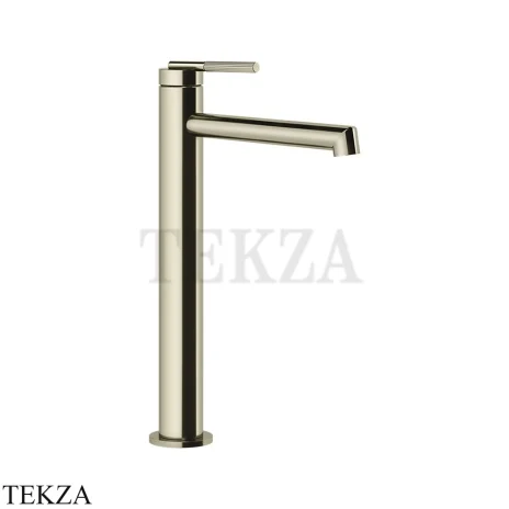 Gessi INGRANAGGIO Смеситель для раковины, длинный, без гарнитуры 63506-720, Nickel PVD