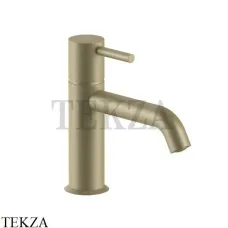 Fantini Nostromo Смеситель для раковины, без донного клапана 50P6E804WF, Matt British Gold PVD