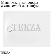 BETTE BetteUltra Space Душевой поддон 110х100 из стали 4022-000 T1, антишум, опора, белый глянец