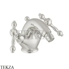 FIMA Carlo Frattini EPOQUE Смеситель для биде, с донным клапаном F5062/2SN, Brushed nickel