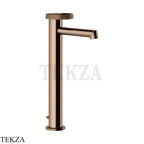 Gessi ANELLO Смеситель для раковины высокий, с донным клапаном 63303-030, Copper PVD
