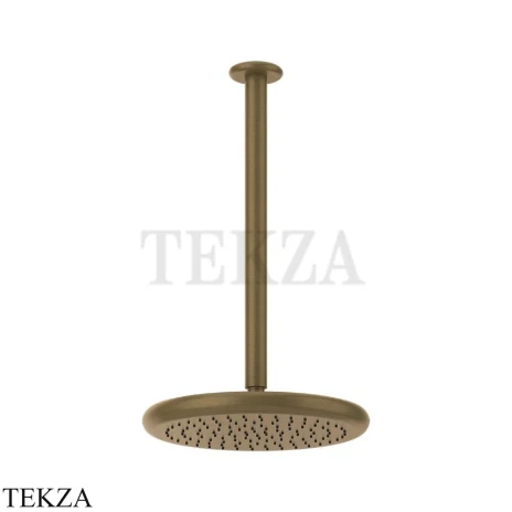 Gessi Goccia Верхний душ с потолочным кронштейном под размер 33768-713, Antique Brass