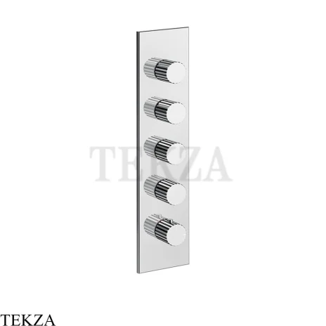 Gessi Incastri Термостат для душа 4 потока, внешняя часть 75318-031, хром глянец
