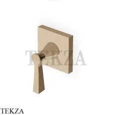 Zucchetti Bellagio Вентиль на 2-3 потребителя, внешняя часть Z94585.P31, brushed british gold PVD