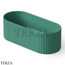 Dea Design Stripes Ванна отдельностоящая овальная 170x72 Solid Surface DD8804 1700 10, Green №10