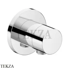 Keuco IXMO Pure Вентиль переключатель, 3 потока, с выводом шланга, круг, внешняя часть 59548170101, алюминий finish