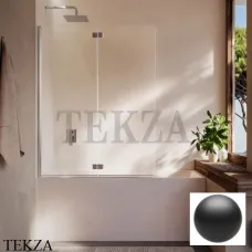 Duka Vertica multi-S 4000 Шторка на ванну 2 секции 120 см, крепеж слева MR-BFPL1200SCHA10, черный матовый