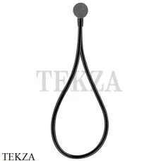 Gessi HI-FI Душевой комплект с магнитной лейкой, шланг из Darkflex 63199-706, Black Metal PVD