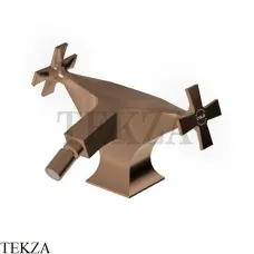 Zucchetti Bellagio Смеситель для биде, с донным клапаном ZB1315.P21, brushed chocolate PVD