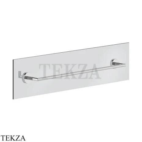 Gessi INGRANAGGIO Полотенцедержатель для крепления на стекло, 60 см 63928-031, хром глянец