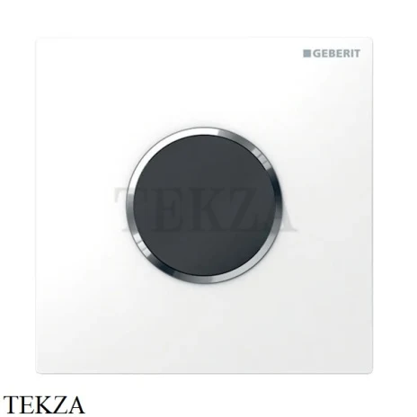Geberit Sigma10 Клавиша смыва для писсуара HyTroniс ИК привод, от сети 116.025.KJ.1, белый-хром глянец