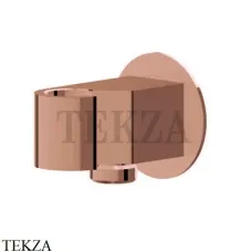 Newform Вывод для шланга с держателем для душа 68498.58.061, PVD Copper bronze
