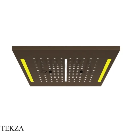 Gessi COLOUR Накладная душевая панель 350, 4 функции 57876-845, Dark Bronze