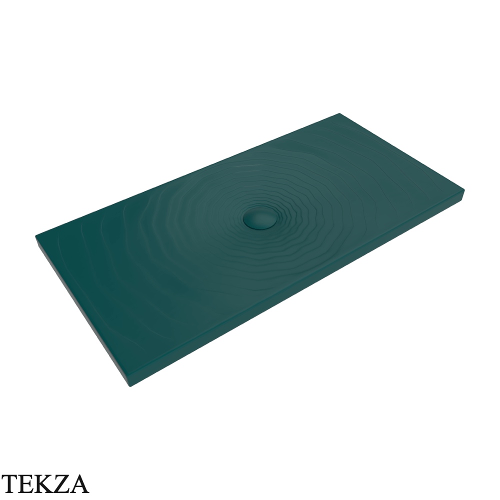 Flaminia Water Drop душевой поддон 140×70×5,5 см, петроль Petrolio матовый