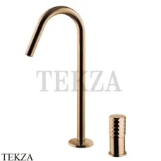 FIMA Carlo Frattini Spillo TECH X Смеситель для раковины, с донным клапаном F3271TNCXZL, Amber Bronza