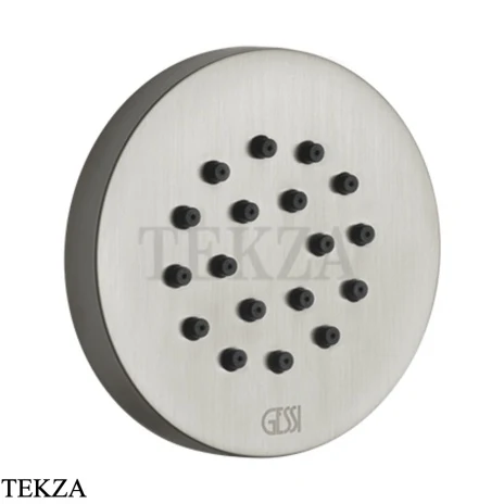 Gessi INCISO SHOWER Боковая форсунка круглая 32971-147, Chrome Brushed