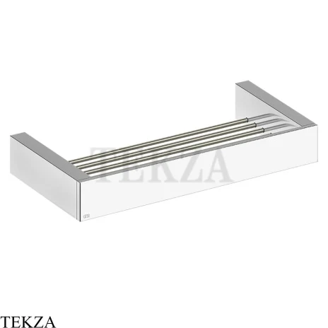 Gessi Rettangolo Решетка-полка в душевую зону 30 см 20947-031, Хром глянец