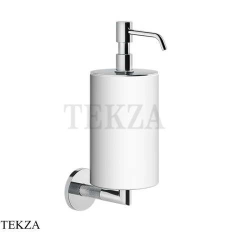 Gessi ANELLO Дозатор для жидкого мыла настенный, композит белый 63713-031, хром глянец