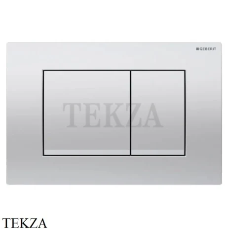 Geberit Delta20 Клавиша смыва, пластик для бачка Delta 115.137.46.1 Хром матовый