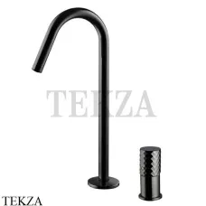 FIMA Carlo Frattini Spillo TECH X Смеситель для раковины, с донным клапаном F3271TNCXNS, черный матовый