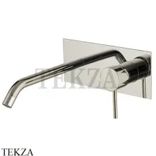 FIMA Carlo Frattini Spillo UP Смеситель для раковины на планке, внешняя часть F3051LX5SN, Brushed nickel