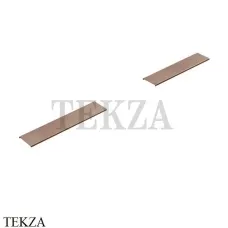 Gessi Shower G Drains Боковая крышка 60см для сливной фитинга, 67051-708, Copper Br. PVD