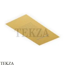 Zucchetti Верхняя встраиваемая лейка: дождь, распыление, каскад Z94298.XP41, brushed gold PVD