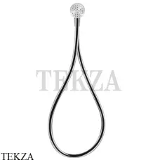 Gessi HI-FI Душевой комплект с магнитной лейкой, шланг из хромолюкс 63099-031, хром глянец