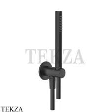 Gessi ANELLO Душевой комплект, стержневая лейка 63329-299, Black XL