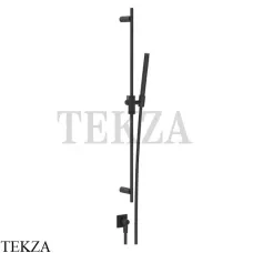Gessi Inverso RIGATO Душевой комплект с гарнитуром и выводом 73541-299, Matte Black