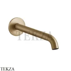 Gessi 316 FLESSA Излив для раковины настенный длинный 54110-726, Warm Bronze Br. Gessi 316 FLESSA Излив для раковины настенный длинный 54110-726, Warm Bronze Br.