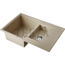 Omoikiri Daisen 78-2T Кухонная мойка Tetogranit две чаши 4993531 шампань