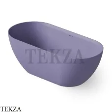 Dea Design Edge Ванна отдельностоящая овальная 160x75 Solid Surface DD8919 1600 14, Lilac №14