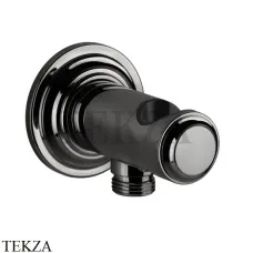 Gessi VENTI20 Держатель для душевой лейки с выводом воды 65161-706, Black Metal PVD