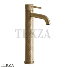 Gessi 316 INTRECCIO Смеситель для раковины высокие, без сливного гарнитура 54109-726, Warm Bronze Br.
