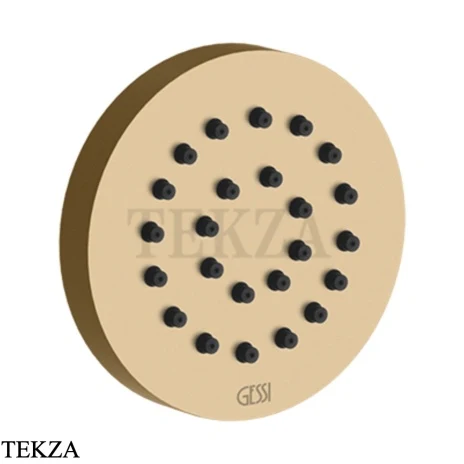 Gessi INCISO SHOWER Боковая форсунка круглая 32971-735, Warm Bronze PVD