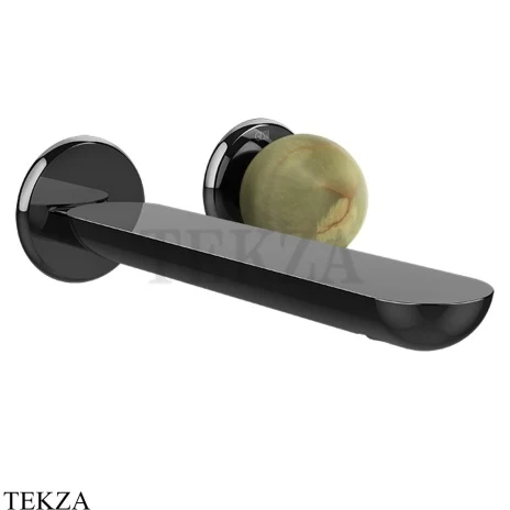 Gessi Perle Смеситель для раковины, внешняя часть 74588-706, black хром глянец