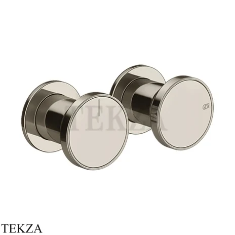 Gessi Origini NEUTRAL Смеситель для душа 2 потребителя, внешняя часть 66079-720, Nickel PVD