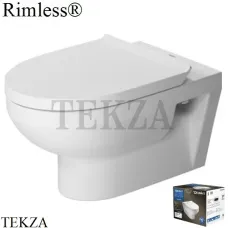 Duravit DuraStyle Basic Унитаз подвесной (комплект) без ободка 45620900A1, сиденье микролифт SoftClose, белый глянец