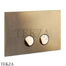 Gessi DIAMANTATO Клавиша смыва для инсталляции Geberit Sigma 8 и Sigma 12, 54681-735, Warm Bronze