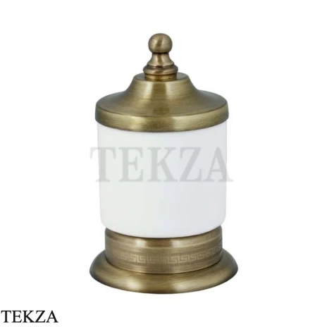Boheme Medici Ripresa Ёмкость для ватных дисков с крышкой 10626, бронза classic