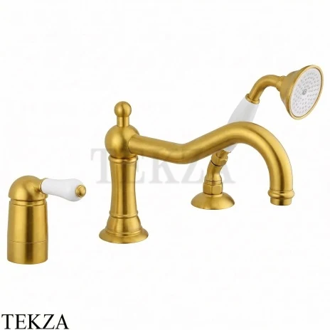 Nicolazzi Cinquanta Смеситель на борт ванны P.Mont Blanc, 3449SG76, Satin Gold