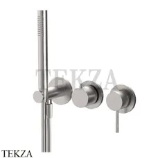 FIMA Carlo Frattini Spillo steel Смеситель для душа с гарнитуром, внешняя часть F3049WX8SINOX, сталь