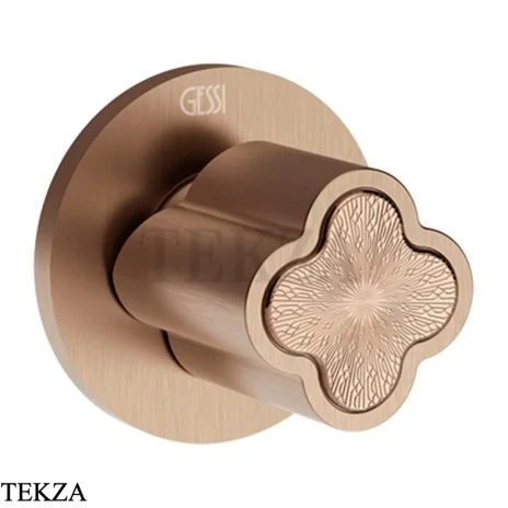 Gessi Ludovica Смеситель-рычаг управления, внешняя часть 76209-708, медь Brushed
