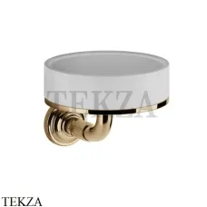 Gessi VENTI20 Мыльница настенная белая 65401-735, Warm Bronze PVD