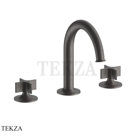 Fantini Flora Смеситель для раковины, с донным клапаном 76P5J607, Matt Gun Metal PVD