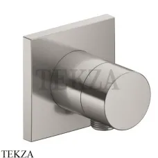 Keuco IXMO Вентиль запорный с выводом для шланга, квадрат 59541050102, Никель шлифованный