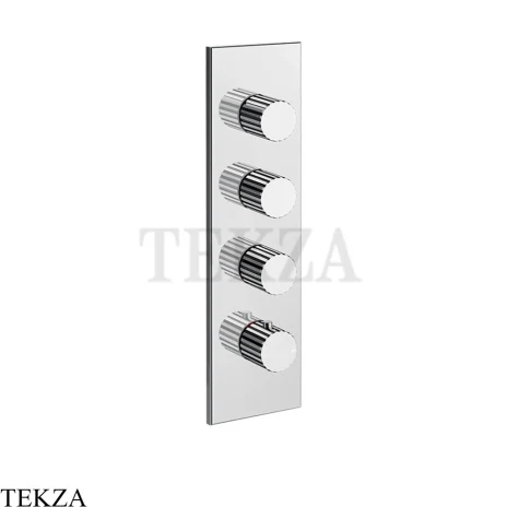 Gessi Incastri Термостат для душа 3 потока, внешняя часть 75316-031, хром глянец